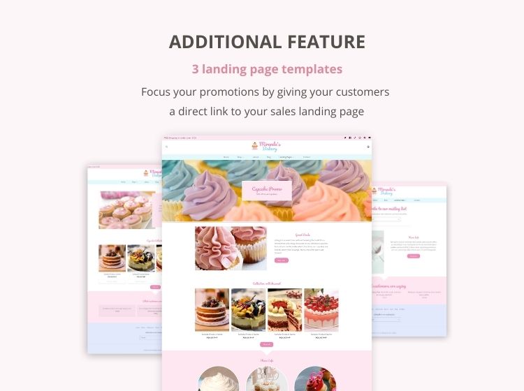 Miranda's Bakery Shopify Template