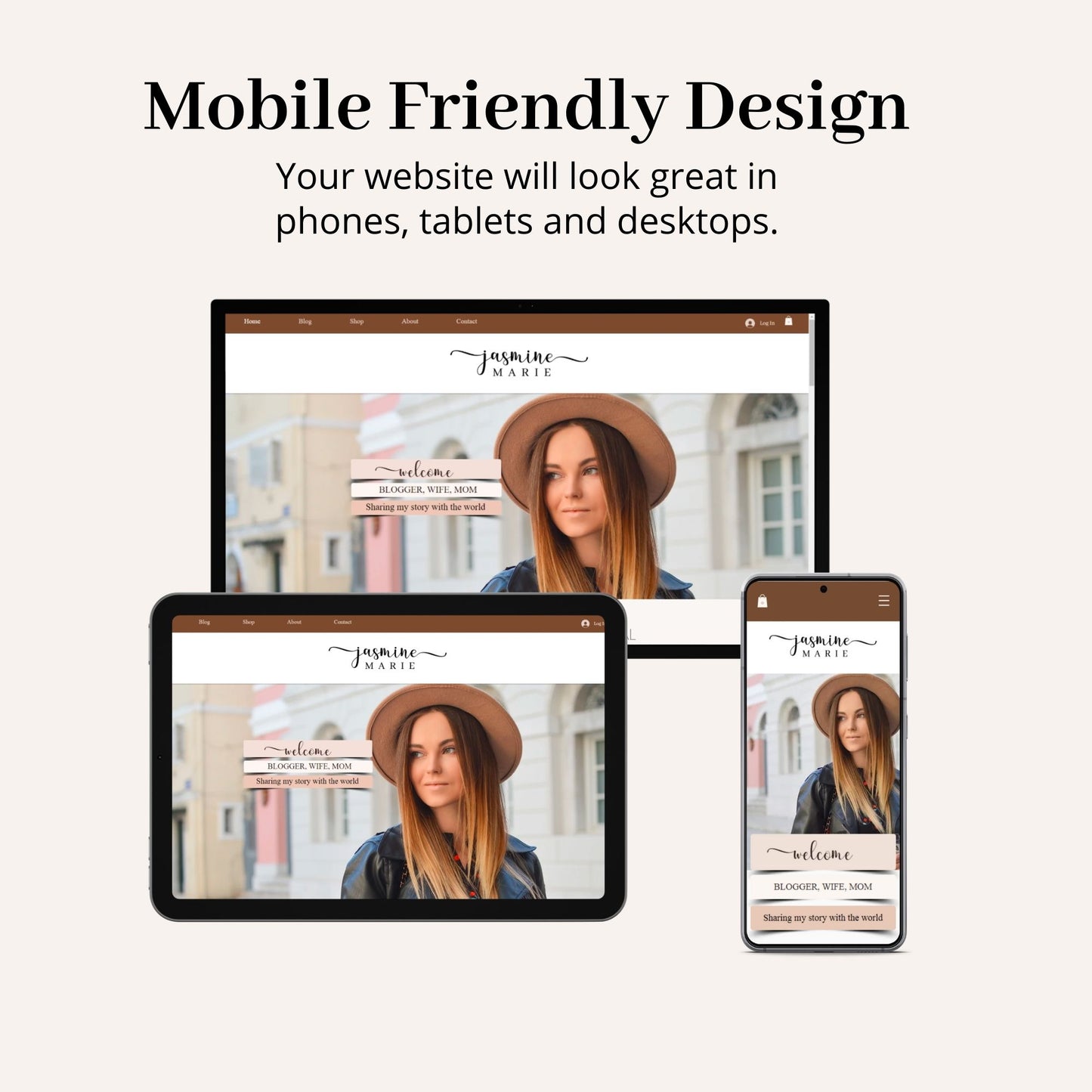 Blogger Wix Website Theme