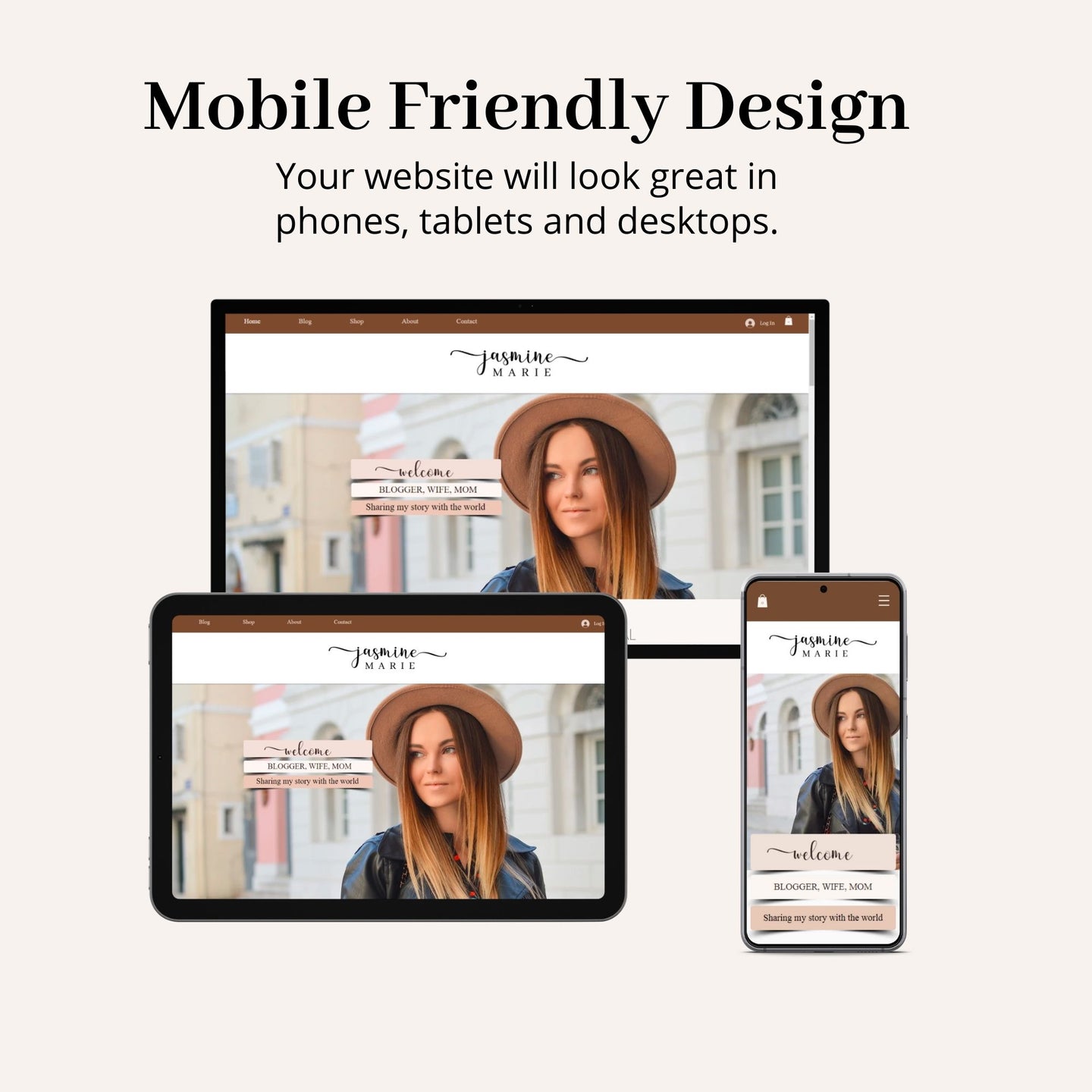 Blogger Wix Website Theme