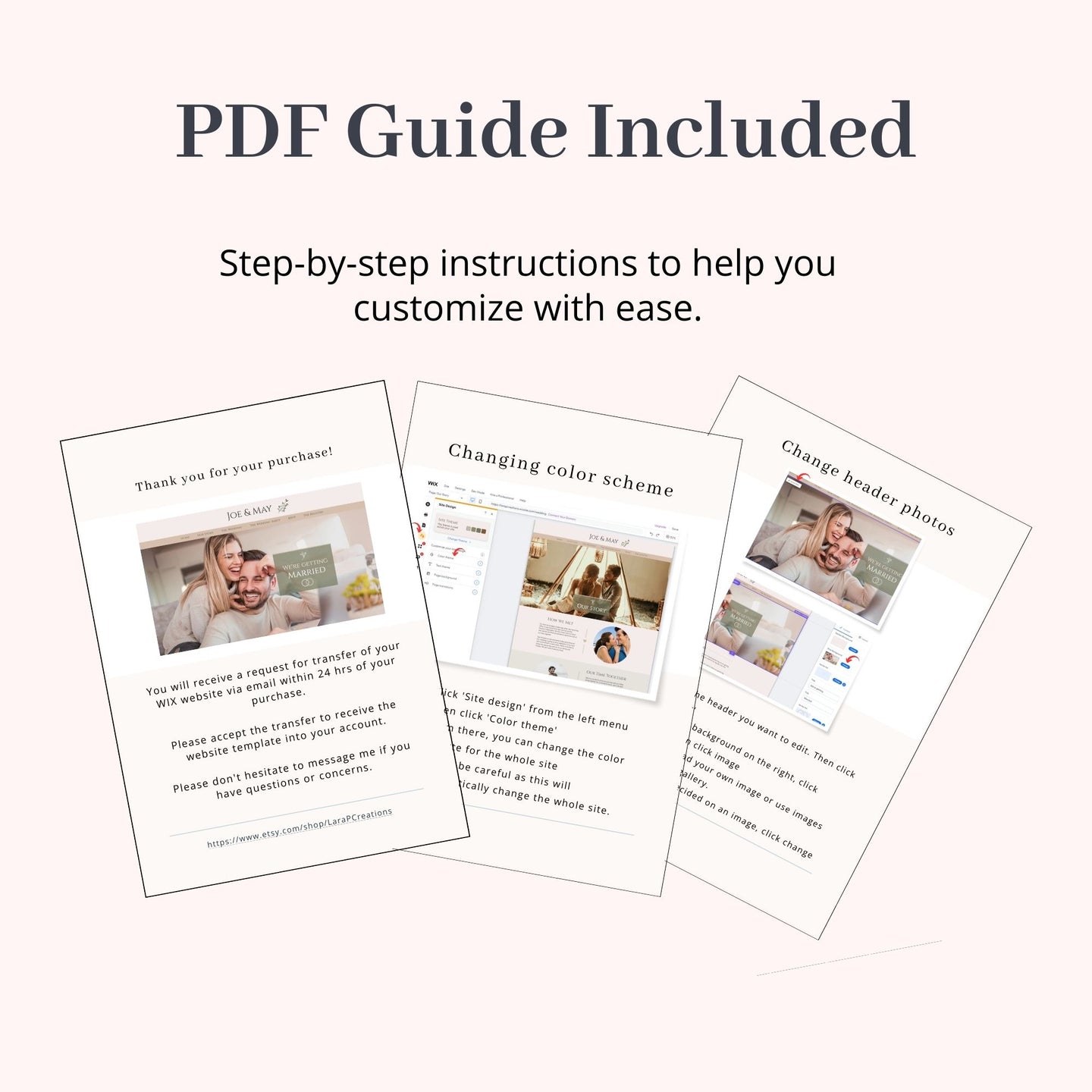 Wedding RSVP Wix Website Theme