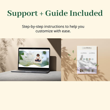 Meditation Instructor Wix Website Theme