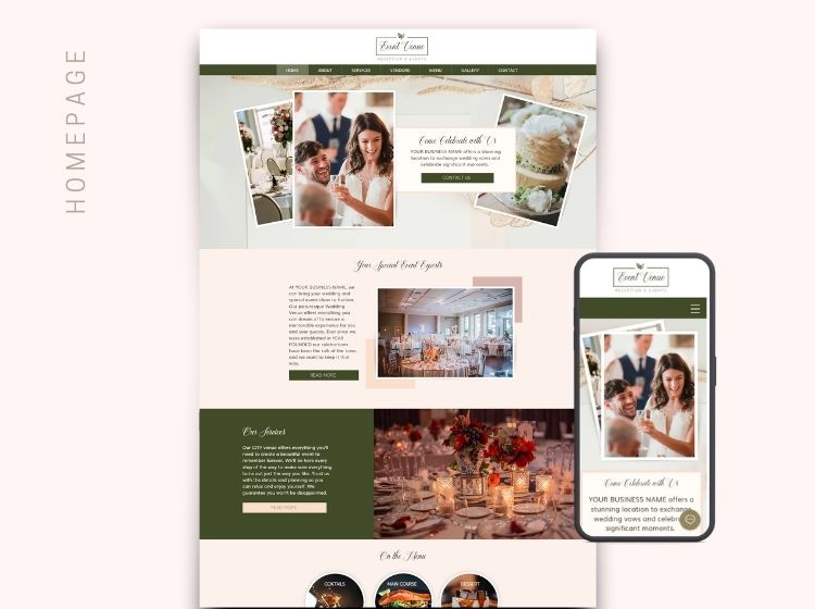 Event Venue Wix Website Theme