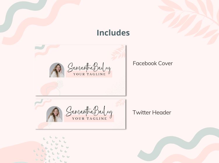 Samantha Theme - Brand Bundle Canva Templates