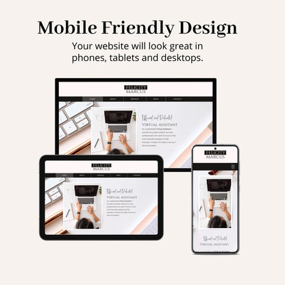 Virtual Assistant Wix Website Theme