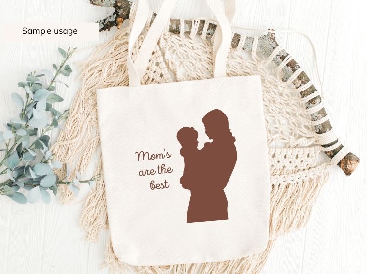 Mom Silhouette svg bundle