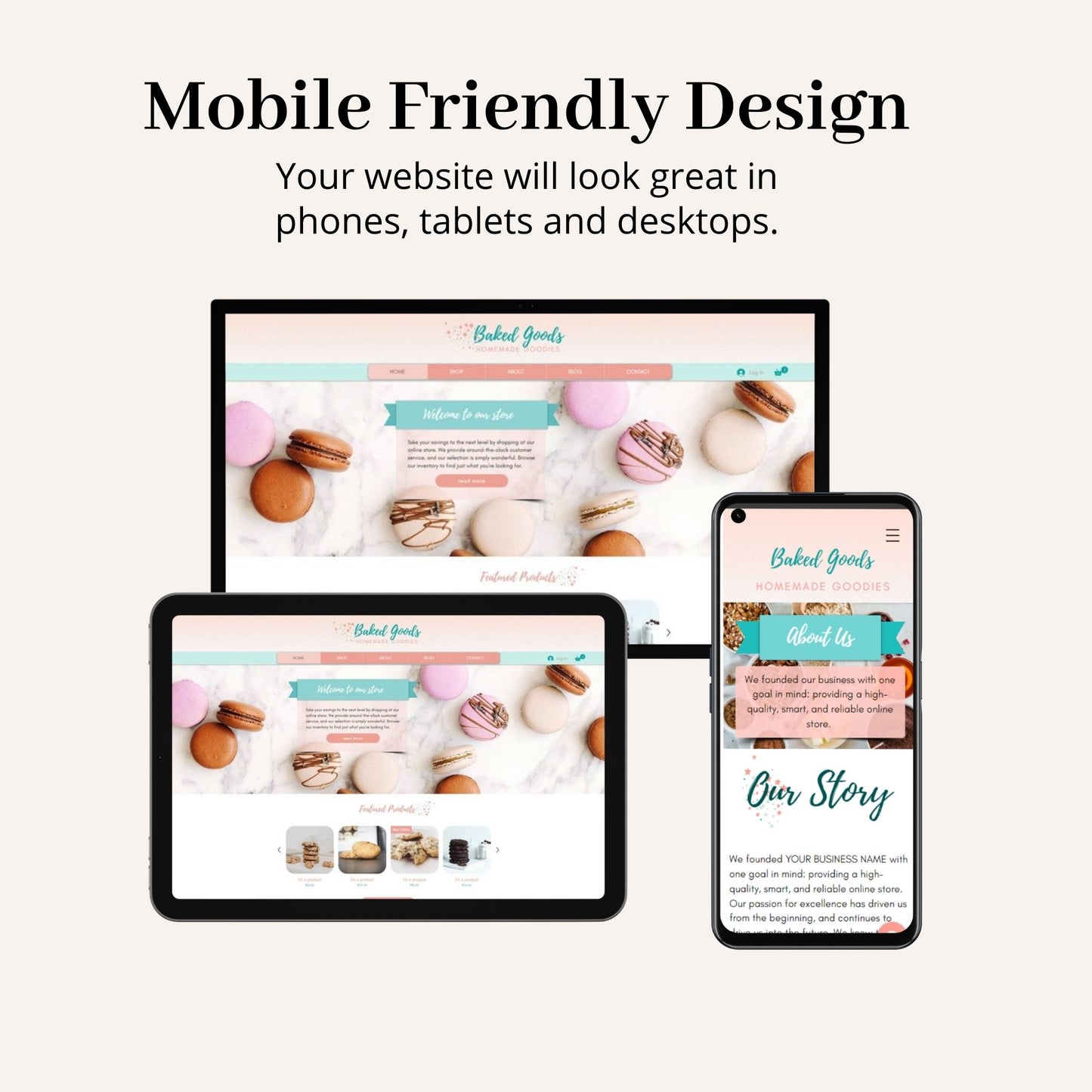 Bakery Wix Website Theme