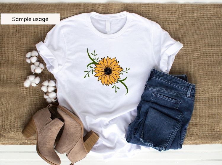 Sunflower svg Bundle - 3 Colors