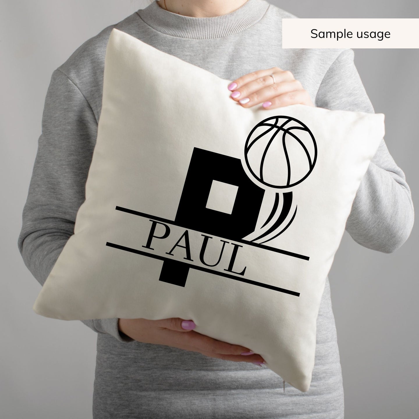 Basketball Monogram SVG - 26 Letters