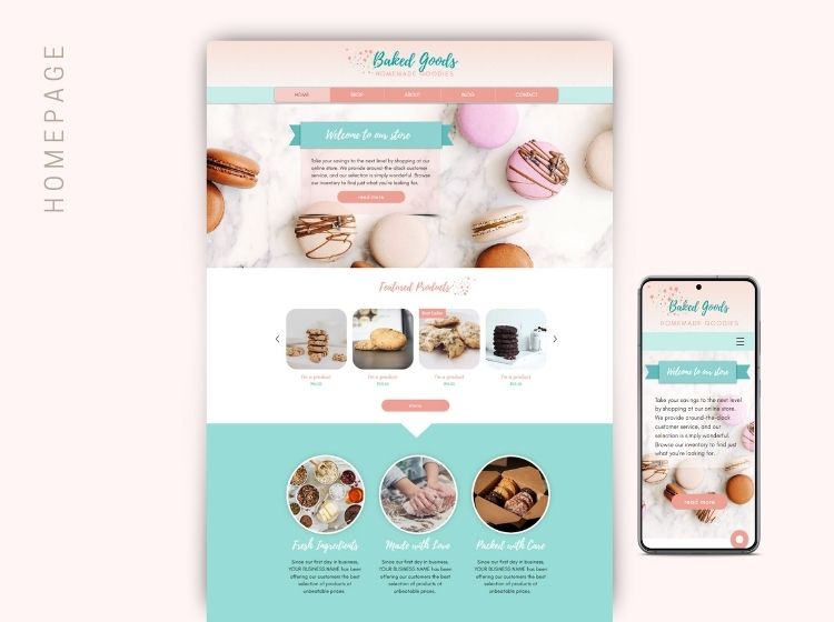 Bakery Wix Website Theme