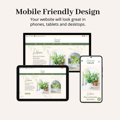 Garden Store Wix Website Theme