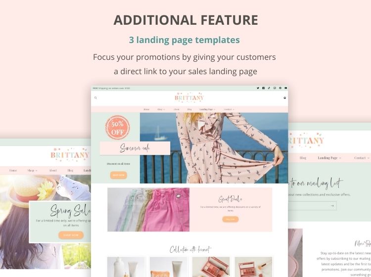 Brittany Shopify Template - Boutique