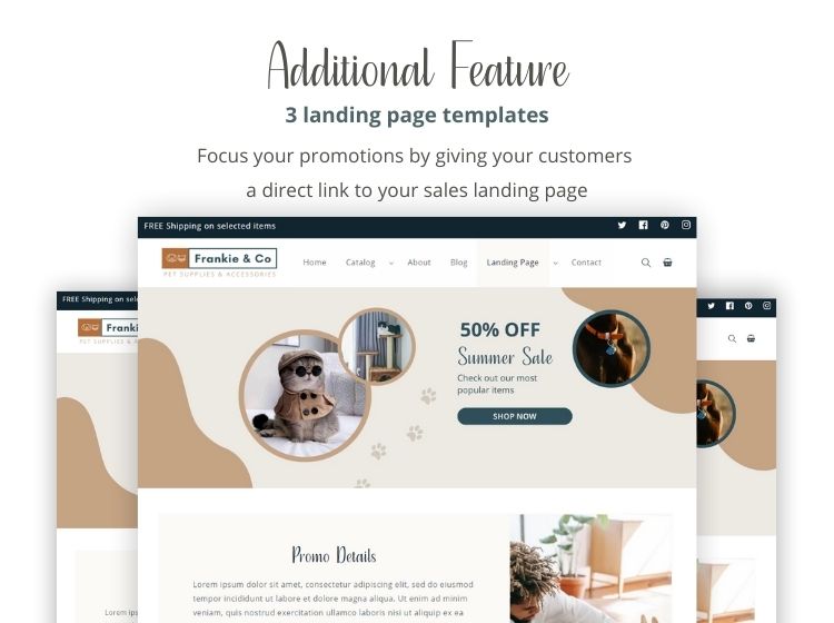 Pet Store Shopify Template  - Frankie & Co Theme