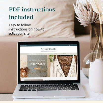 Craft Store Wix Website Theme