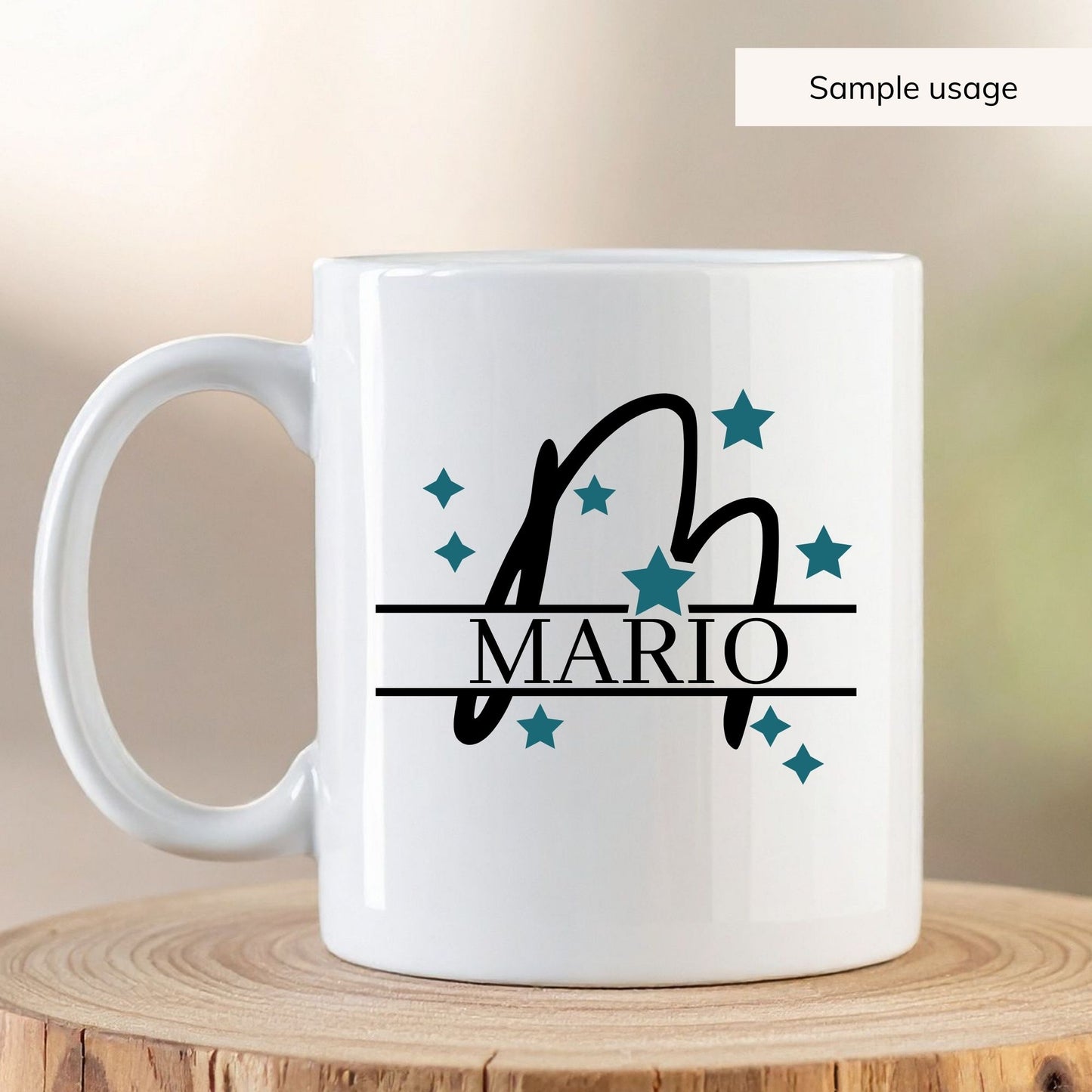 Star Monogram SVG Bundle A-Z