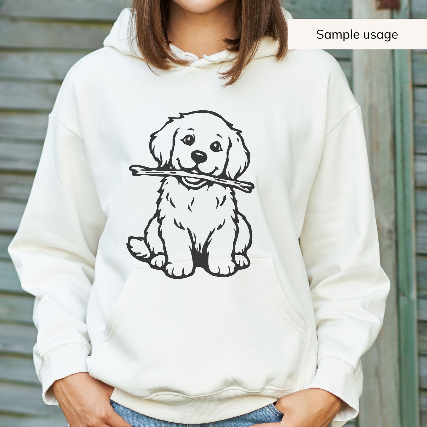 Golden Retriever Puppies SVG Bundle