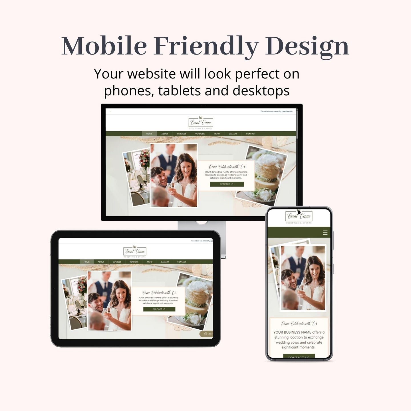 Event Venue Wix Website Theme