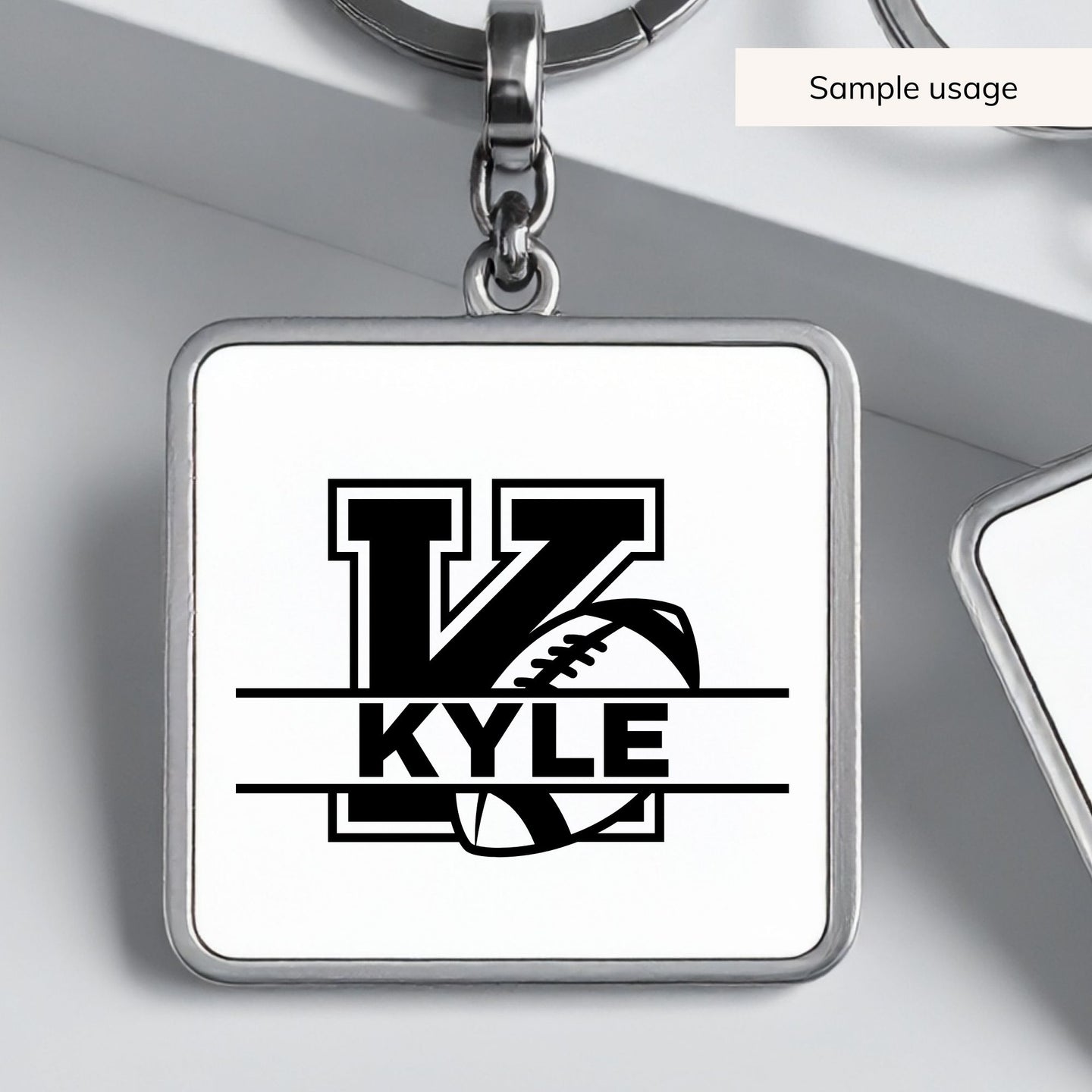 Football Monogram SVG - 26 Letters