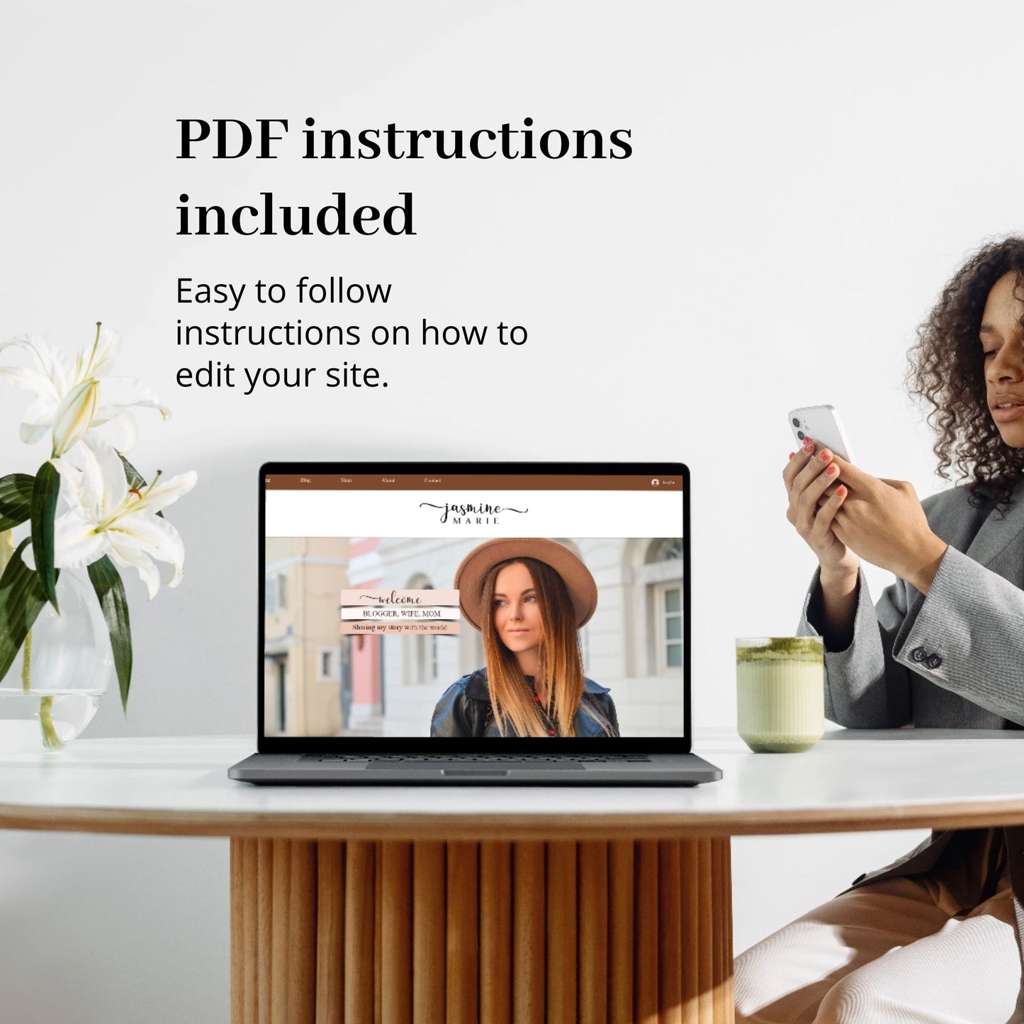 Blogger Wix Website Theme