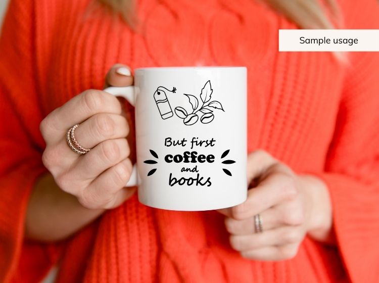 Coffee & Book Lovers SVG Bundle