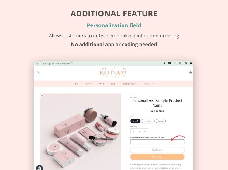 Brittany Shopify Template - Boutique