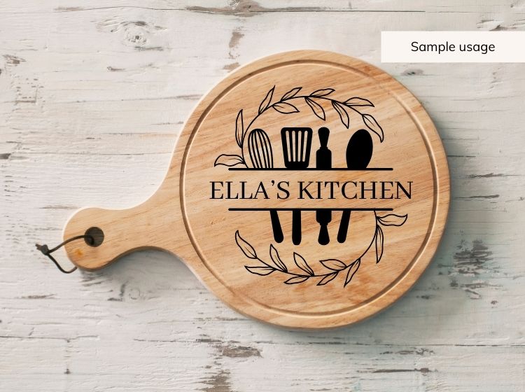 Kitchen Monogram SVG Bundle