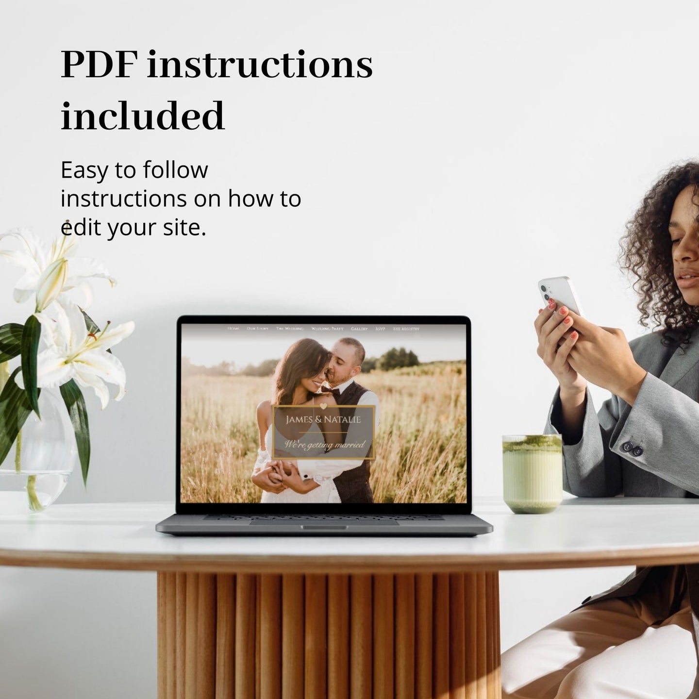 Wedding RSVP Wix Website Theme