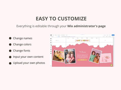 Kids Store Wix Website Theme