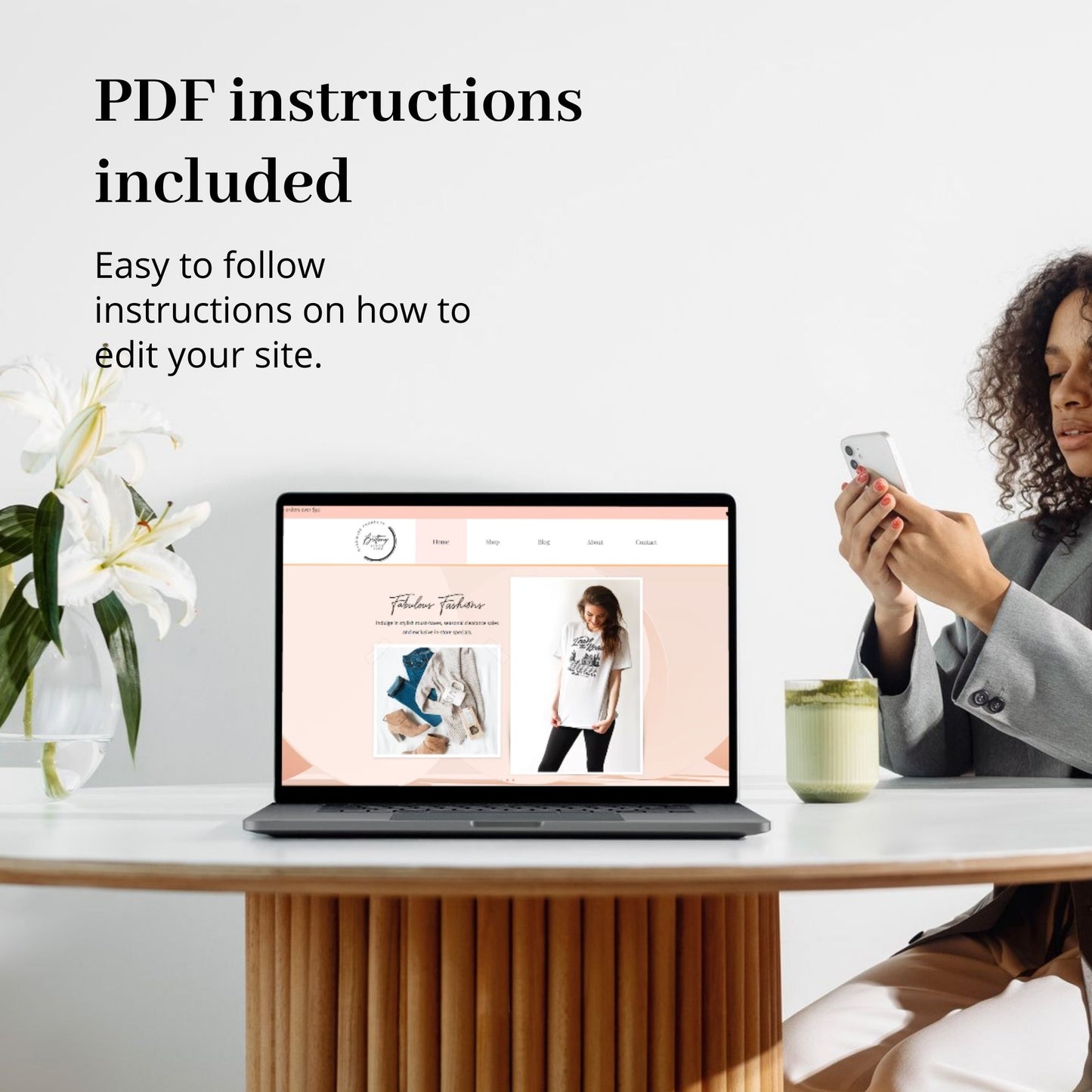 Online Store Wix Website Theme