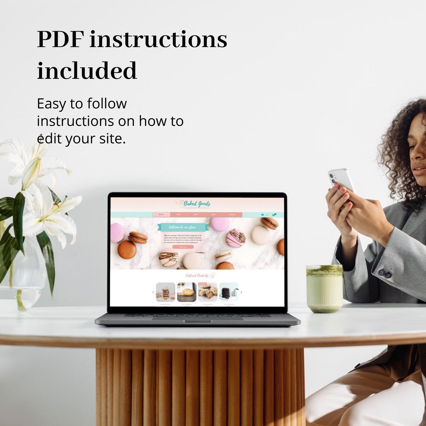 Bakery Wix Website Theme