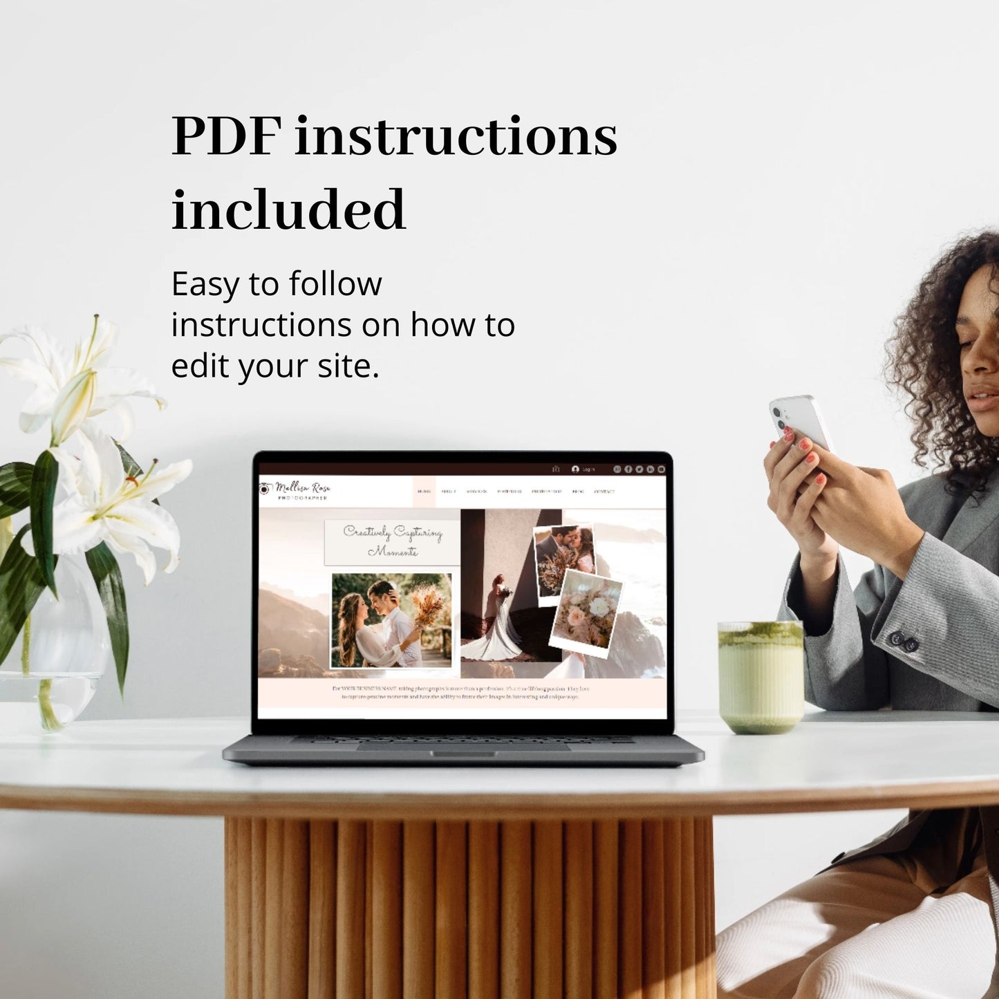 Photographer Wix Website Theme