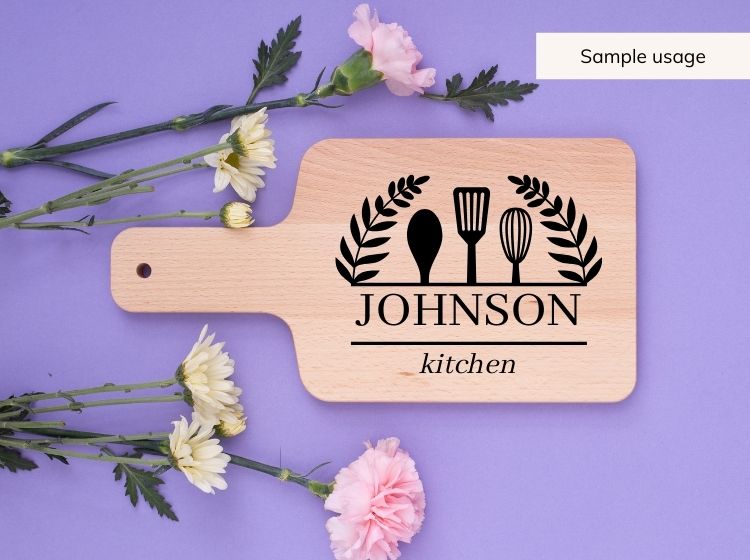 Kitchen Monogram SVG Bundle
