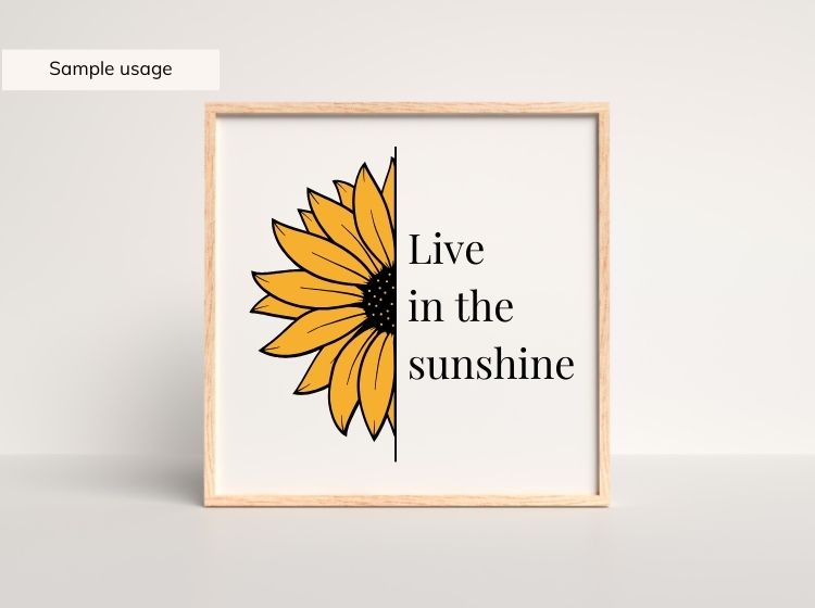 Sunflower svg Bundle - 3 Colors