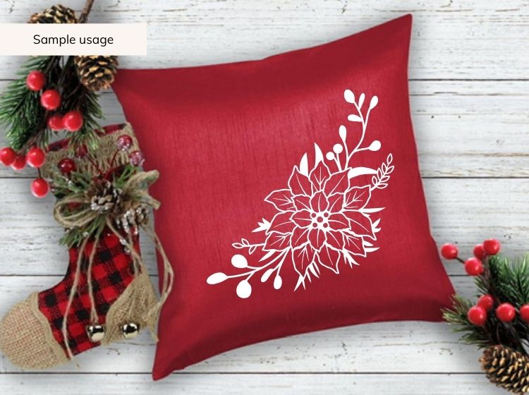 Poinsettia svg Bundle (Christmas Flowers)