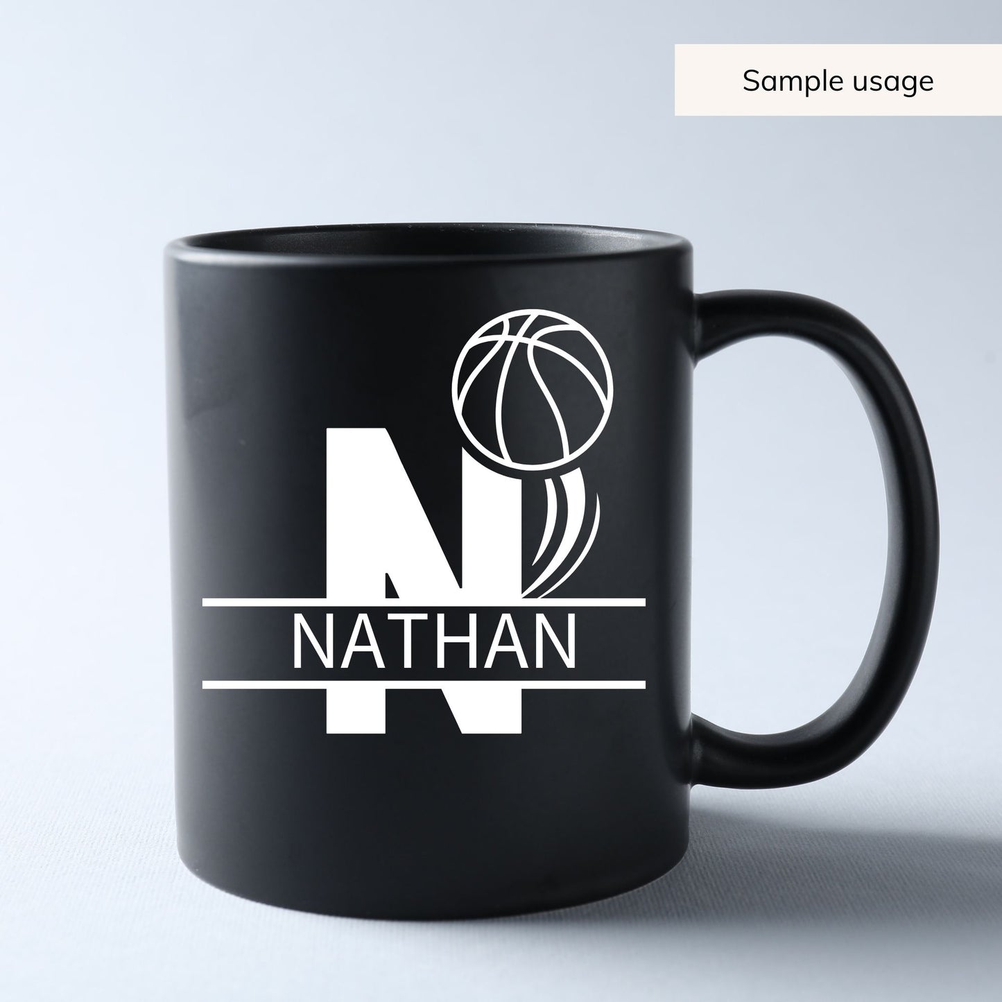 Basketball Monogram SVG - 26 Letters