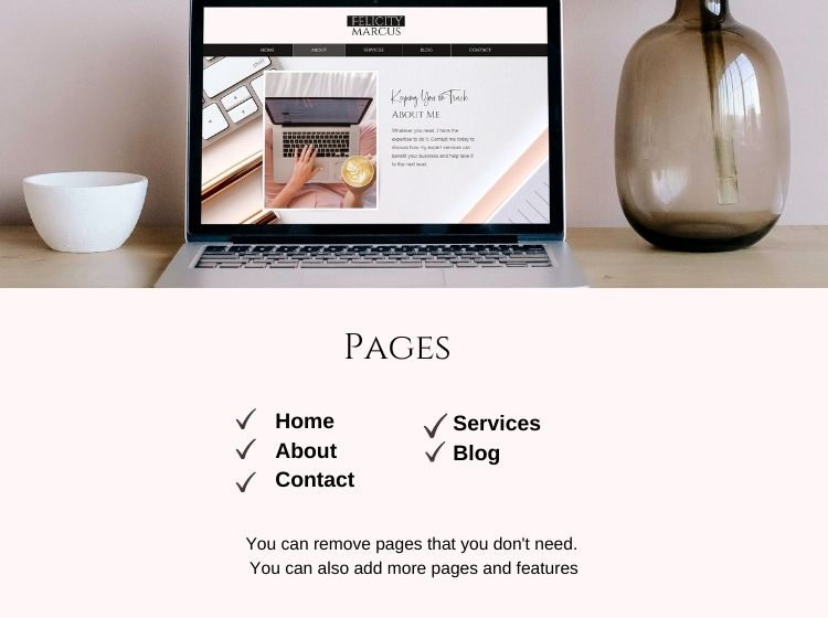 Virtual Assistant Wix Website Theme