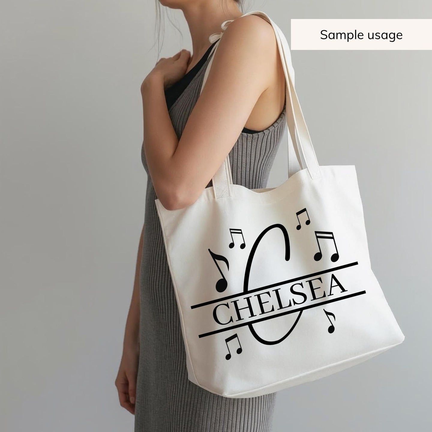 Music Split Monogram SVG Bundle A-Z