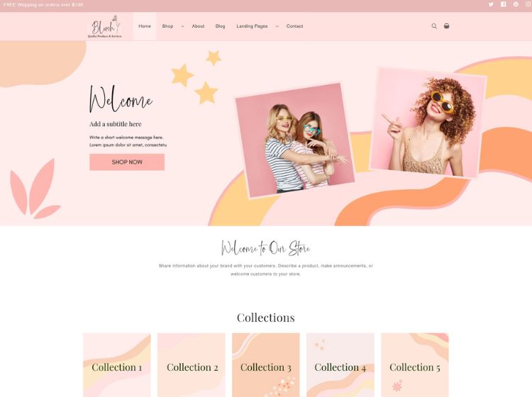 Blush Shopify Template