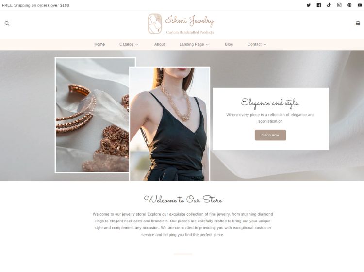 Ishmi Jewelry Shopify Template