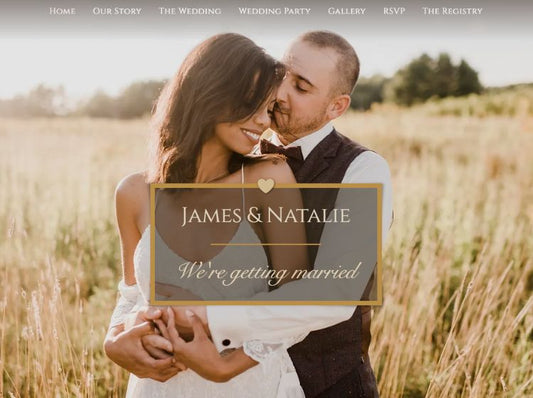 Wedding RSVP Wix Website Theme