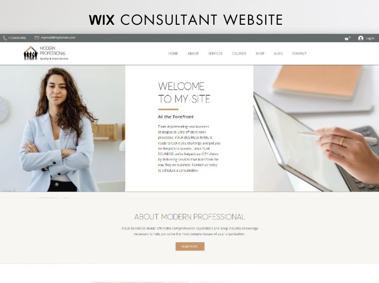 Professional Wix Website Theme