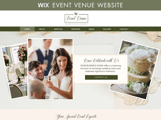 Event Venue Wix Website Theme