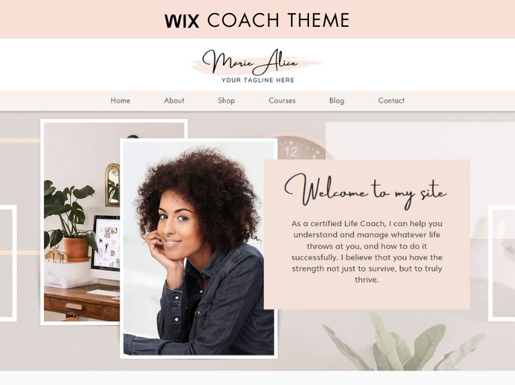 Coach Wix Website Theme