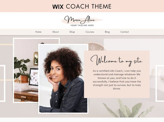 Coach Wix Website Theme